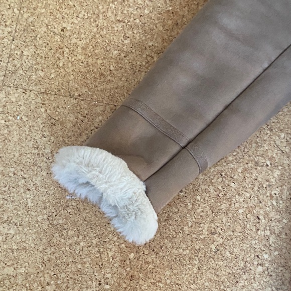 Zara Tan Shearling Coat - Picture 10 of 17